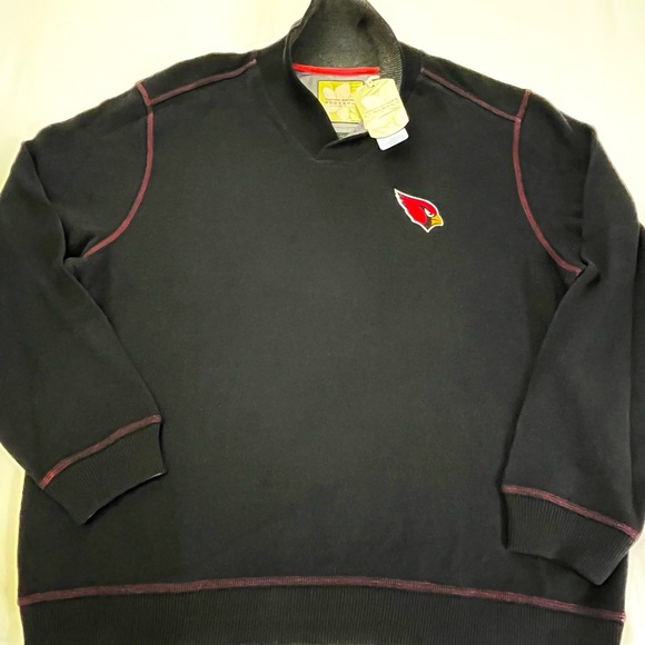 COPY - Tommy Bahama Men’s NFL Arizona Cardinals “Swing Pass” Shawl Cardigan swe… - Picture 6 of 6